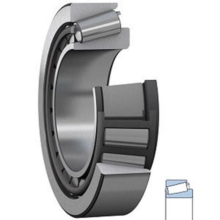 Nsk Tapered Roller Bearing Assembly, Standard Precision, Basic Number 32004, 20MM Bore 32004XJ